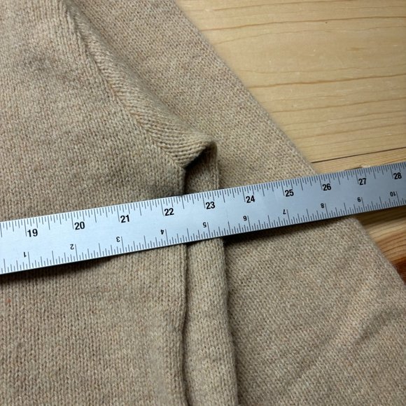 Vintage Loch Mist Wool Sweater Mens Large Brown Tan Crewneck Pullover USA Made - Picture 10 of 14